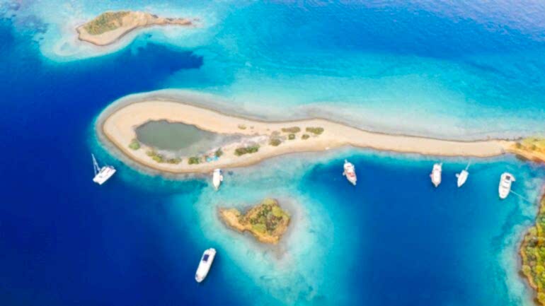 GÖCEK KOYLARI VE PLAJLARI – KARADAN VE DENİZDEN ULAŞILABİLENLER