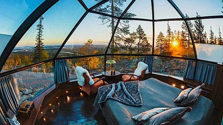 FİNLANDİYA’DA KUZEY IŞIKLARINI İZLEMEK İÇİN EN İYİ CAM IGLU OTELLERİ