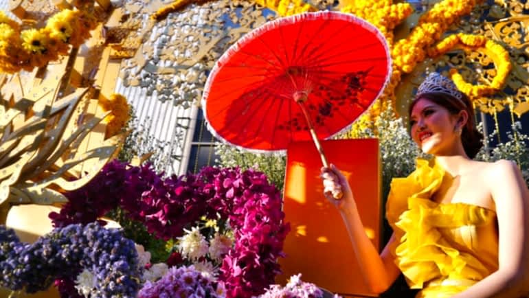 CHIANG MAI FLOWER FESTİVAL (ÇİÇEK FESTİVALİ), TAYLAND